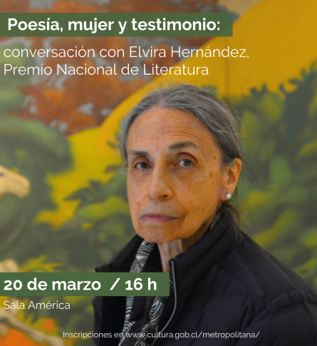 Poesía, mujer y testimonio. Conversación con Elvira Hernández